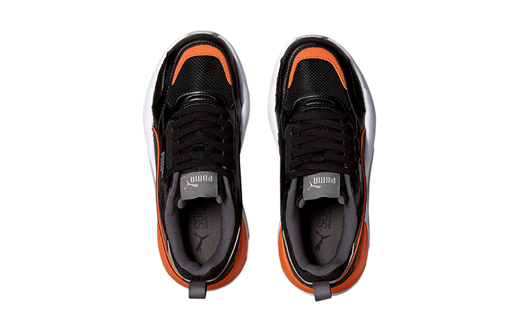 Lookbook (JR) Puma X-Ray 2 Square 'Hitam Oranye' 374190-14