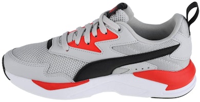 (Youth) Puma X-Ray Lite Jr 'Grey Black Red' 374393-13 (Youth) Puma X-Ray Lite Jr 'Grey Black Red' 374393-13