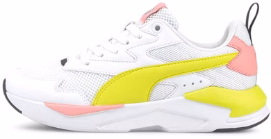 (Youth) Puma X-Ray Lite Jr 'White Yellow Pink' 374393-19 (Youth) Puma X-Ray Lite Jr 'White Yellow Pink' 374393-19
