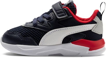 (Youth) Puma X-ray Lite Jr Low Top Running Shoes Navy/Red 374393-07 (Youth) Puma X-ray Lite Jr Low Top Running Shoes Navy/Red 374393-07