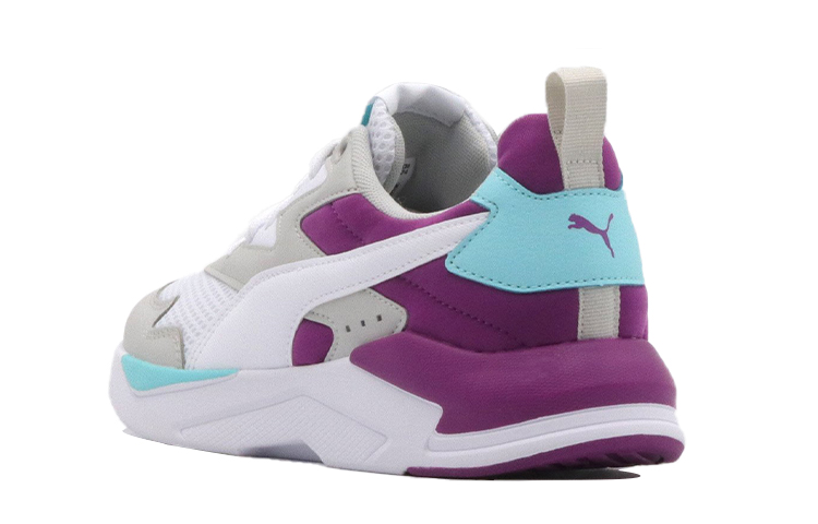 Lookbook (JR) Puma X-Ray Lite Radiate Jr ''Grijs Wit Paars'' 375067-02