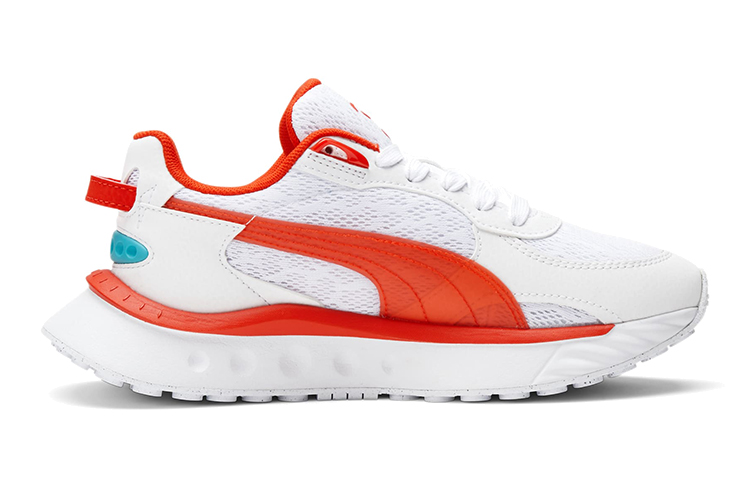 (Youth) Puma Kool-Aid Wild Rider 'White Orange' 圖 2