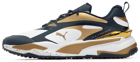 (Youth) Puma X Ptc -Fast 'Blue Gold White' 376501-01 (Youth) Puma X Ptc -Fast 'Blue Gold White' 376501-01