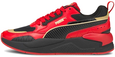 (Preschool) Puma X-ray 2 Square (Big ) Shoes Red/Black/Gold 374190-09 (Preschool) Puma X-ray 2 Square (Big ) Shoes Red/Black/Gold 374190-09