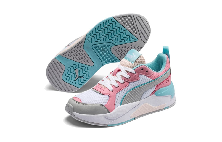 Shop (PS) プーマ X-ray キッズ ピンク/白 ランニングシューズ 372920-05