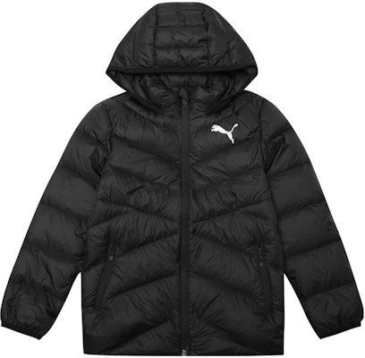 (Youth) PUMA Youth Black Logo Hooded Down Vest - Stylish & Casual 589565-01 Buy (Youth) PUMA Youth Black Logo Hooded Down Vest - Stylish & Casual 589565-01