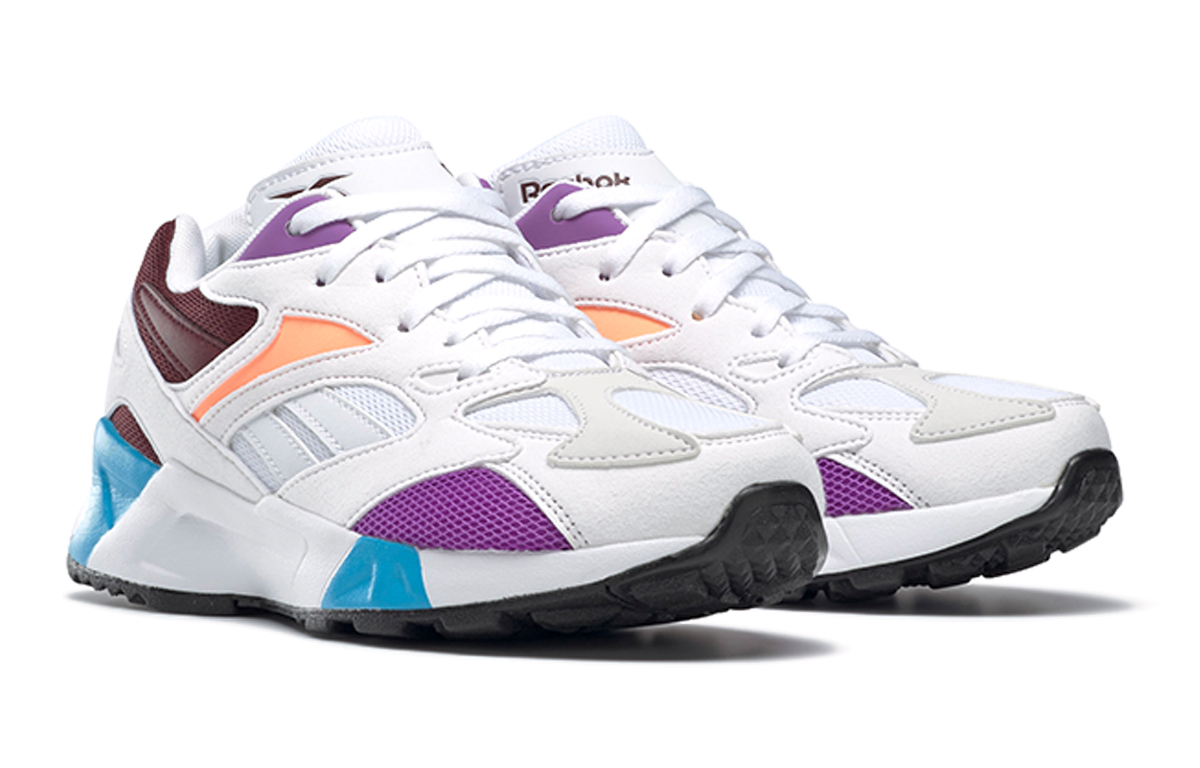 Lookbook (Youth) Reebok Aztrek 96 'White Blue Purple' DV9657