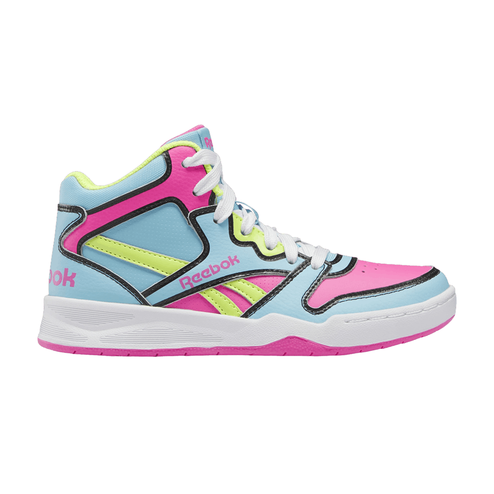 (Youth) Reebok BB4500 Court 'Digital Blue Atomic Pink' HP4380