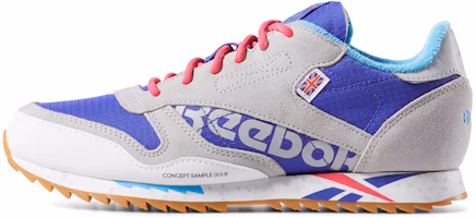 (Youth) Reebok CL Leather Ripple MU 'Grey White Purple' DV7454 (Youth) Reebok CL Leather Ripple MU 'Grey White Purple' DV7454