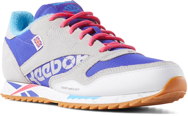 Reebok Cl Leather Ripple Mu 大童 灰白紫 跑步鞋 Lookbook Reebok Cl Leather Ripple Mu 大童 灰白紫 跑步鞋