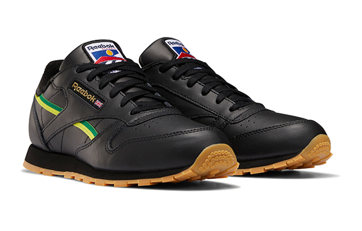 (Youth) Reebok Classic Leather 'Black Green' 圖 3