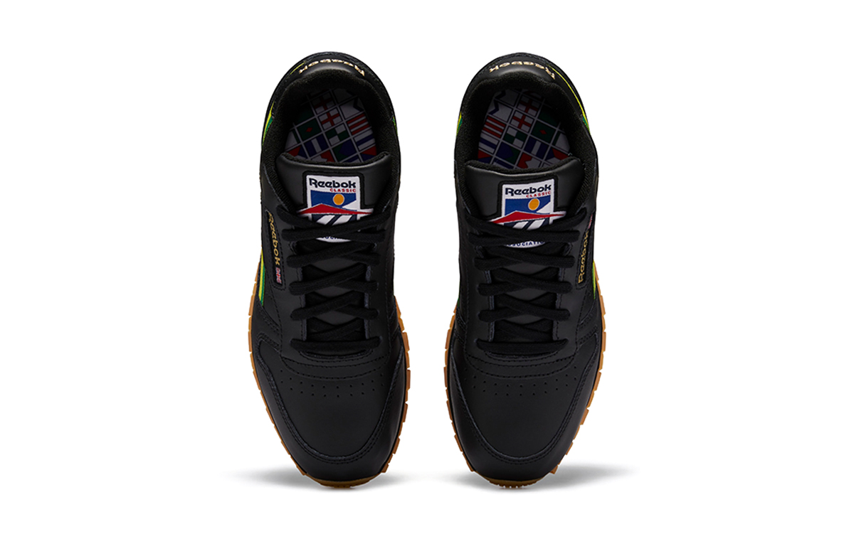 (Youth) Reebok Classic Leather 'Black Green' 圖 4