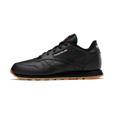 (Youth) Reebok Classic Leather 'Black Gum'