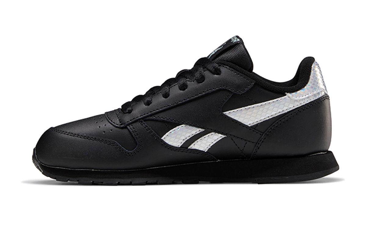 (Preschool) Reebok Classic Leather 'Black Silver' FX9648