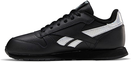 (Preschool) Reebok Classic Leather 'Black Silver' FX9648 (Preschool) Reebok Classic Leather 'Black Silver' FX9648