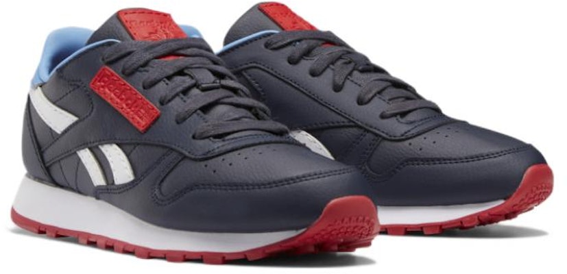 (Youth) Reebok Classic Leather 'Blue' GV7415 Lookbook (Youth) Reebok Classic Leather 'Blue' GV7415