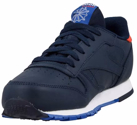 (Youth) Reebok Classic Leather 'Blue Red' EG5743 Lookbook (Youth) Reebok Classic Leather 'Blue Red' EG5743