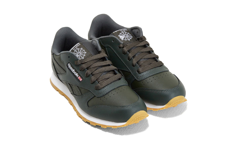 Lookbook (JR) 锐步经典皮革运动鞋 '深绿' CN5613