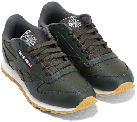 (Youth) Reebok Classic Leather 'Deep Green' CN5613 Lookbook (Youth) Reebok Classic Leather 'Deep Green' CN5613