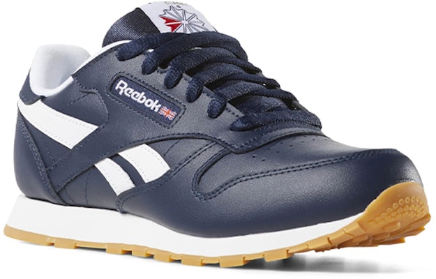 (Youth) Reebok Classic Leather 'Navy Blue' DV4571 Lookbook (Youth) Reebok Classic Leather 'Navy Blue' DV4571