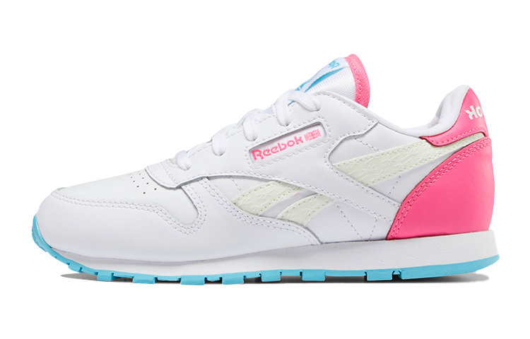 Buy (JR) Reebok Classic Leather 'Merah Jambu Putih Biru' EH2804