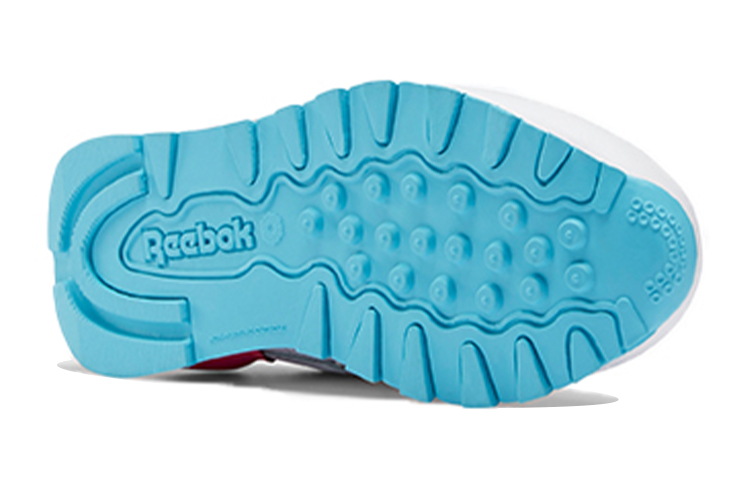 (Youth) Reebok Classic Leather 'Pink White Blue' 圖 6