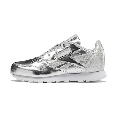 (Youth) Reebok Classic Leather 'Silver Metallic'
