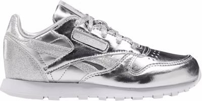 (Youth) Reebok Classic Leather 'Silver Metallic' GZ5675 (Youth) Reebok Classic Leather 'Silver Metallic' GZ5675