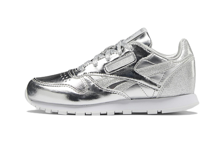 (Youth) Reebok Classic Leather 'Silver Metallic' GZ5675