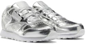 Lookbook (青少年款) Reebok 經典皮革銀色金屬 跑鞋 GZ5675