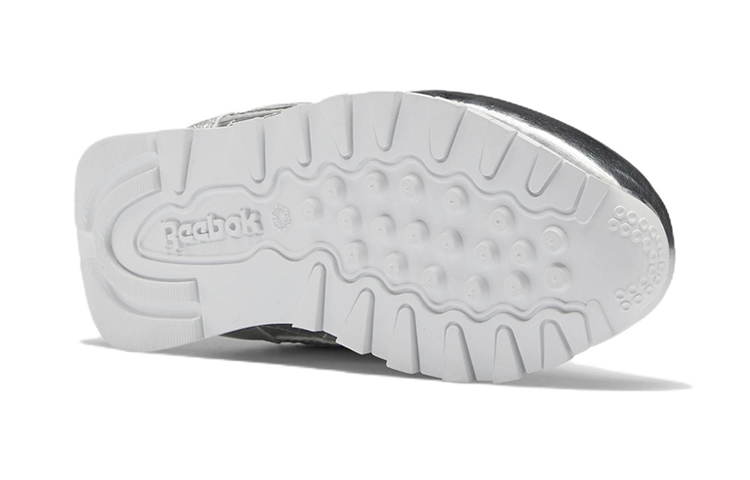 Details for (青少年款) Reebok 經典皮革銀色金屬 跑鞋 GZ5675