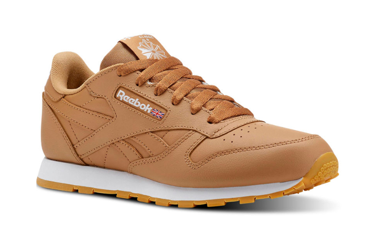 Lookbook 大童 Reebok Classic Leather 耐磨防滑減震 低筒運動鞋 小麥色