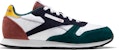 (PS) Kasut Larian Reebok Classic Leather Putih/Biru/Hijau. FX2763
