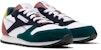 (PS) Kasut Larian Reebok Classic Leather Putih/Biru/Hijau. FX2763