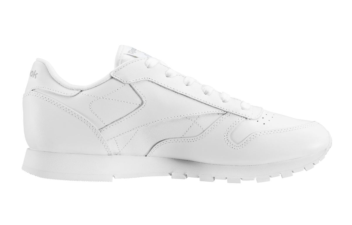 Order (Youth) Reebok Classic Leather 'White Grey' 50151