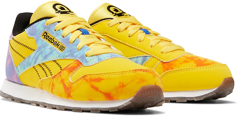 (JR) Reebok Classic Leather 'Kuning Ungu Biru' FY3711 Lookbook (JR) Reebok Classic Leather 'Kuning Ungu Biru' FY3711