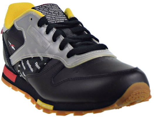 大童 Reebok Classic Leather Altered 耐磨平衡防滑 低幫運動鞋 黑 Lookbook 大童 Reebok Classic Leather Altered 耐磨平衡防滑 低幫運動鞋 黑