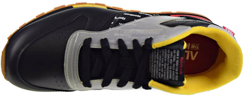 Shop 大童 Reebok Classic Leather Altered 耐磨平衡防滑 低幫運動鞋 黑