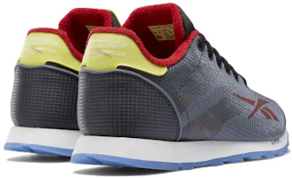 Shop 大童 Reebok 經典皮革 Ati 低筒耐磨跑步鞋 灰藍