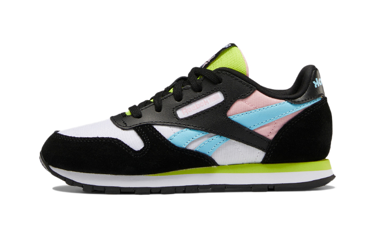 Buy (JR) Reebok Kulit Klasik Kanak-Kanak 'Hitam Putih Biru Digital' GX1103