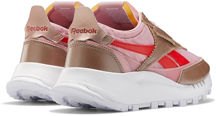 (Preschool) Reebok Classic Leather Legacy 'Pink Red Brown' FY7650 Shop (Preschool) Reebok Classic Leather Legacy 'Pink Red Brown' FY7650