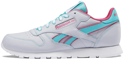 (Youth) Reebok Classic Leather Low 'Grey Blue' FU7973 (Youth) Reebok Classic Leather Low 'Grey Blue' FU7973