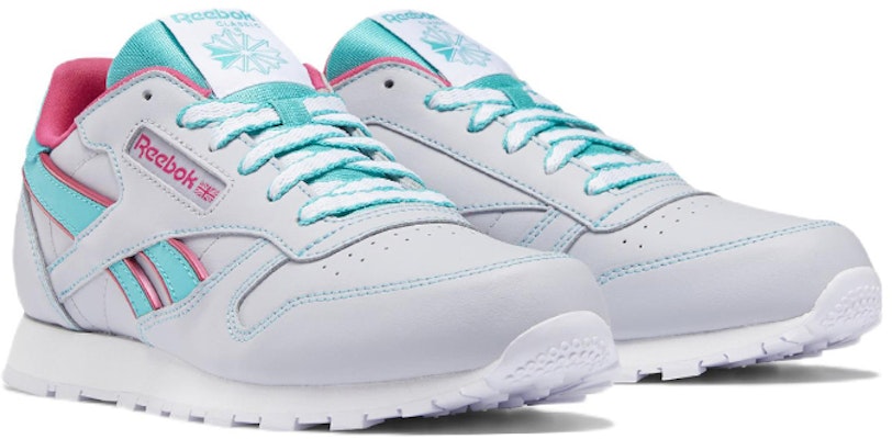 (Youth) Reebok Classic Leather Low 'Grey Blue' FU7973 Lookbook (Youth) Reebok Classic Leather Low 'Grey Blue' FU7973