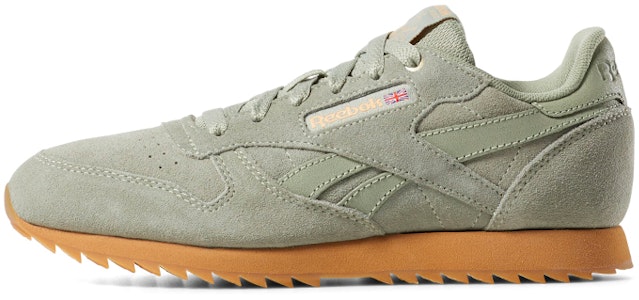 大童 Reebok Classic Leather Ripple 低筒耐磨跑步鞋 橄欖綠 Buy 大童 Reebok Classic Leather Ripple 低筒耐磨跑步鞋 橄欖綠