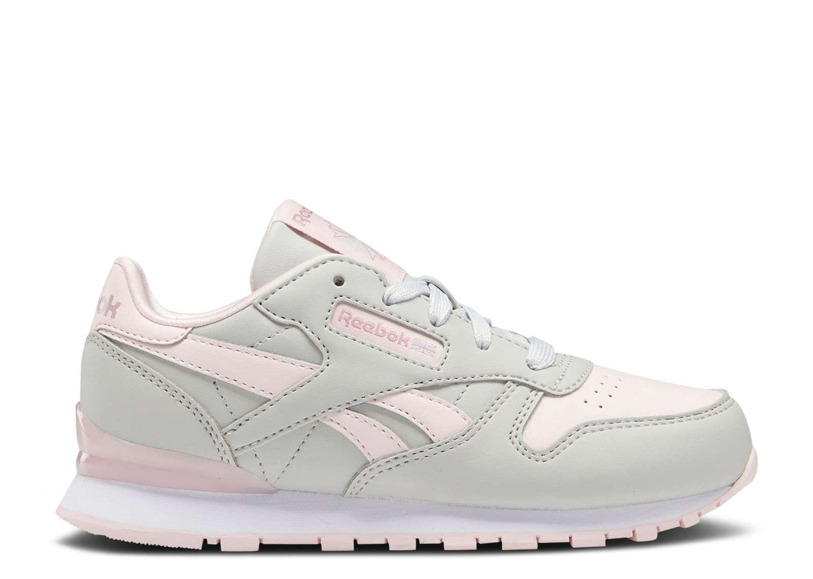 (Youth) Reebok Classic Leather Step 'n' Flash 'Grey Porcelain Pink' GW9173