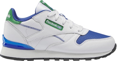 (Youth) Reebok Classic Leather Step 'n' Flash 'White Vector Blue' HR1065 (Youth) Reebok Classic Leather Step 'n' Flash 'White Vector Blue' HR1065