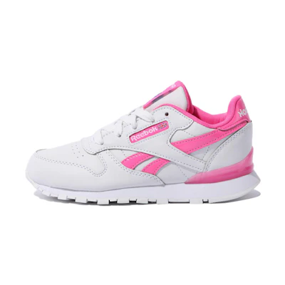 (Youth) Reebok Classic Leather Step 'n' Flash 'White Atomic Pink'