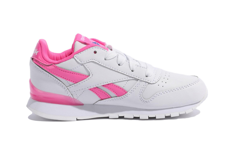 (Youth) Reebok Classic Leather Step 'n' Flash 'White Atomic Pink' 圖 2