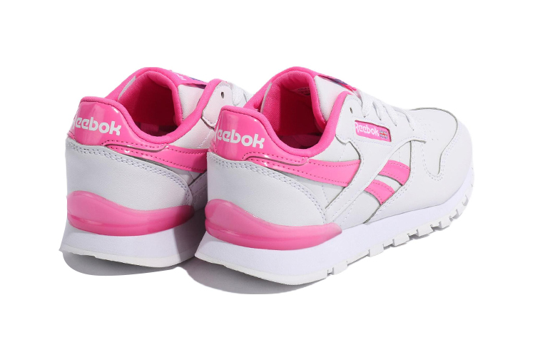 (Youth) Reebok Classic Leather Step 'n' Flash 'White Atomic Pink' 圖 4