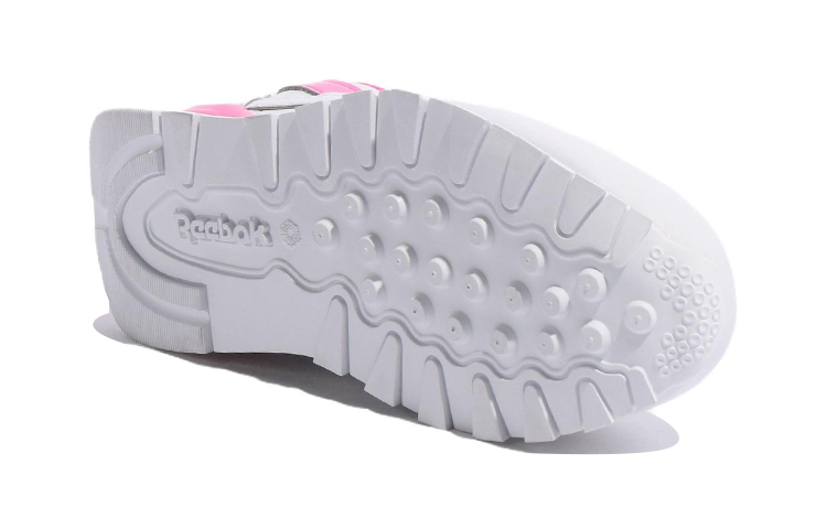 (Youth) Reebok Classic Leather Step 'n' Flash 'White Atomic Pink' 圖 5